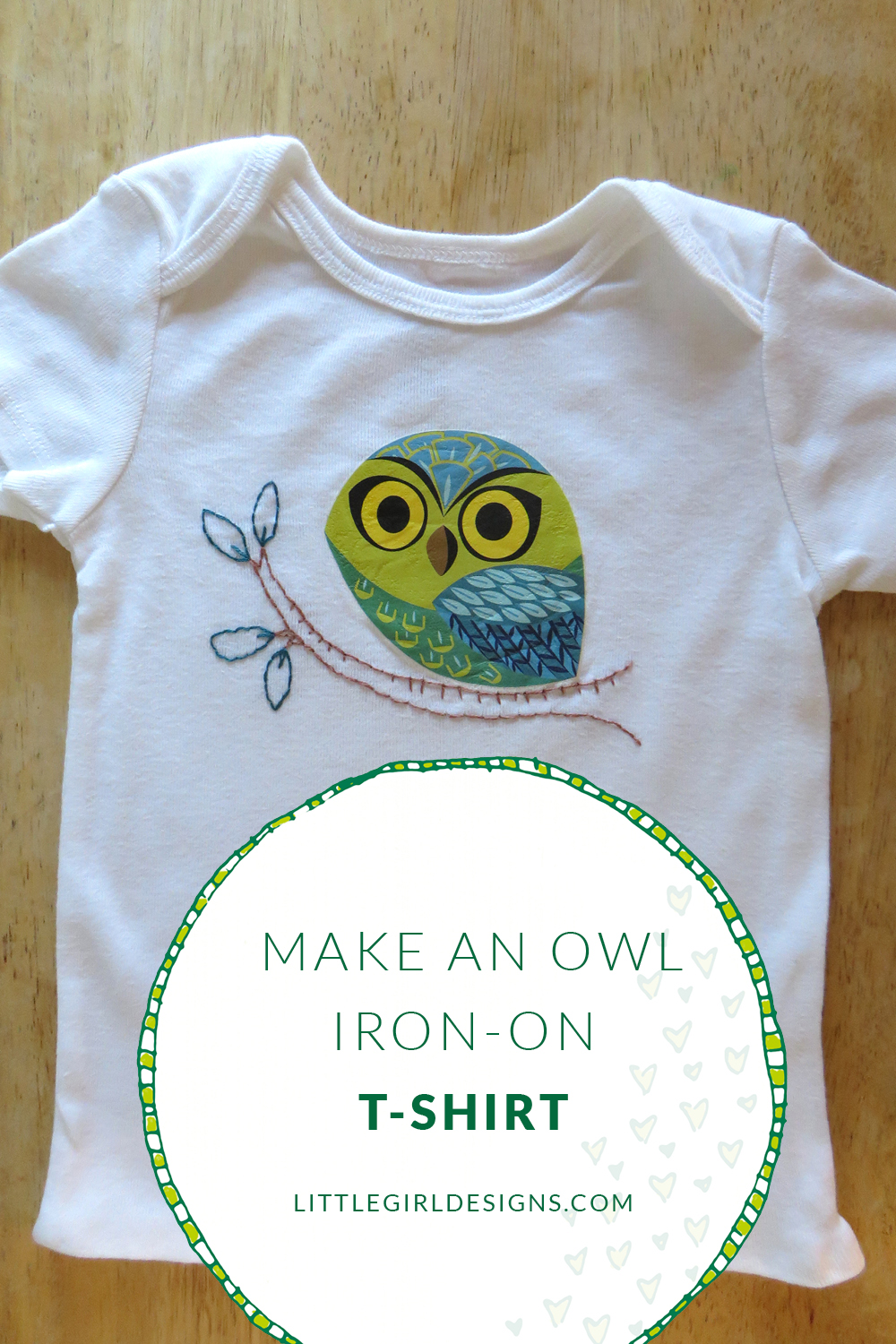 Make an Owl Iron-on T-shirt