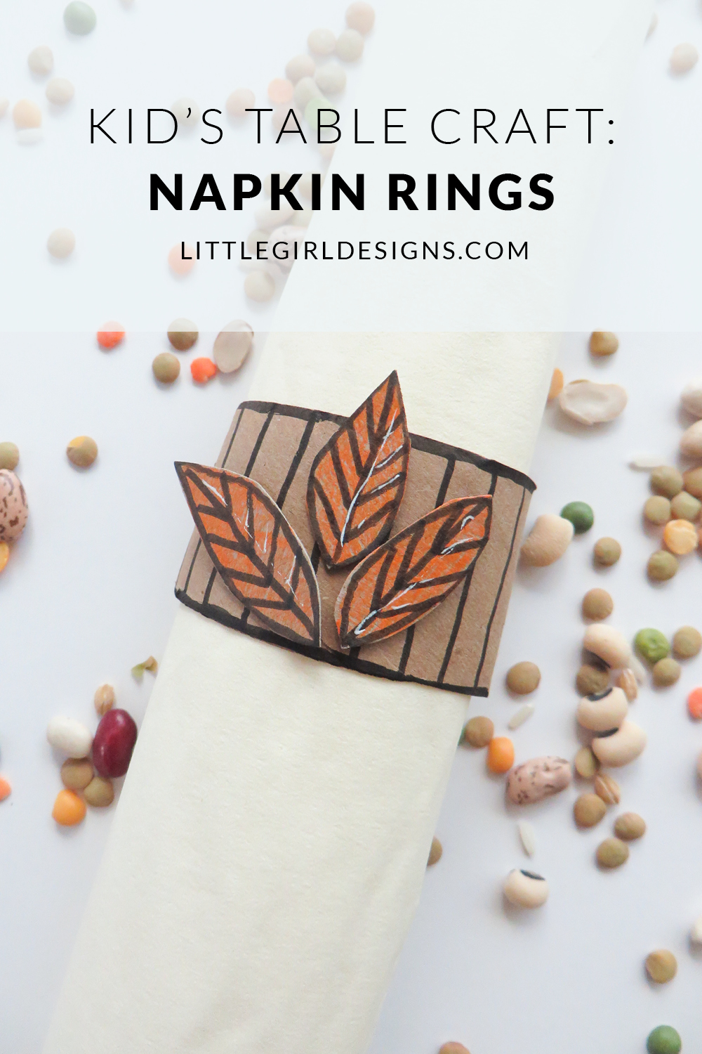 Kid’s Table Craft: Napkin Rings