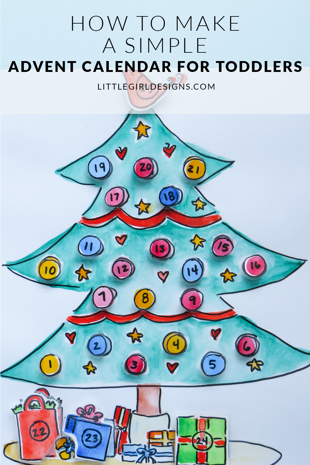 How to Make a Simple Advent Calendar for Toddlers