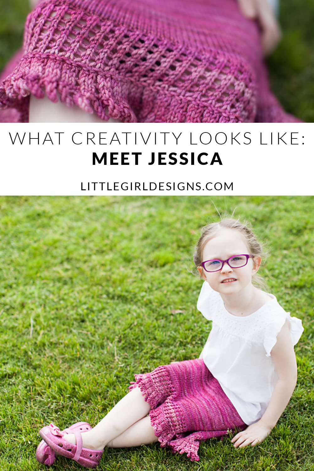 What Creativity Looks Like: Meet Jessica - I'm so excited to continue this series with Jessica Anderson. She is a knitwear designer and creates beautiful patterns for kids and adults. I love her thoughts on creativity.