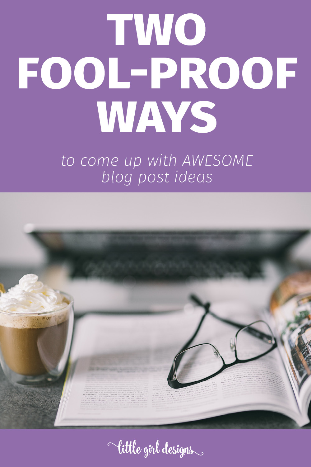Why didn't I think of this? I tried these and came up with over 50 blog post ideas within 20 minutes. Whoohoo!