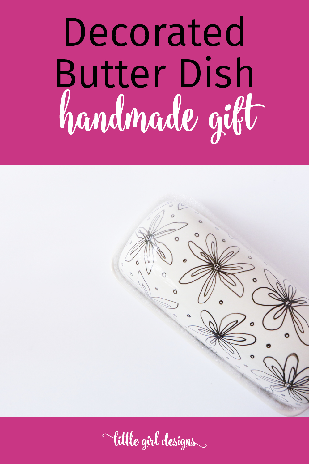 Make a Decorated Butter Dish