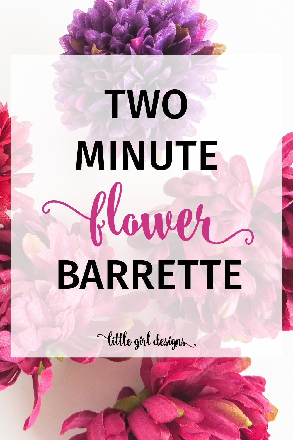 How to Make a Simple Flower Barrette