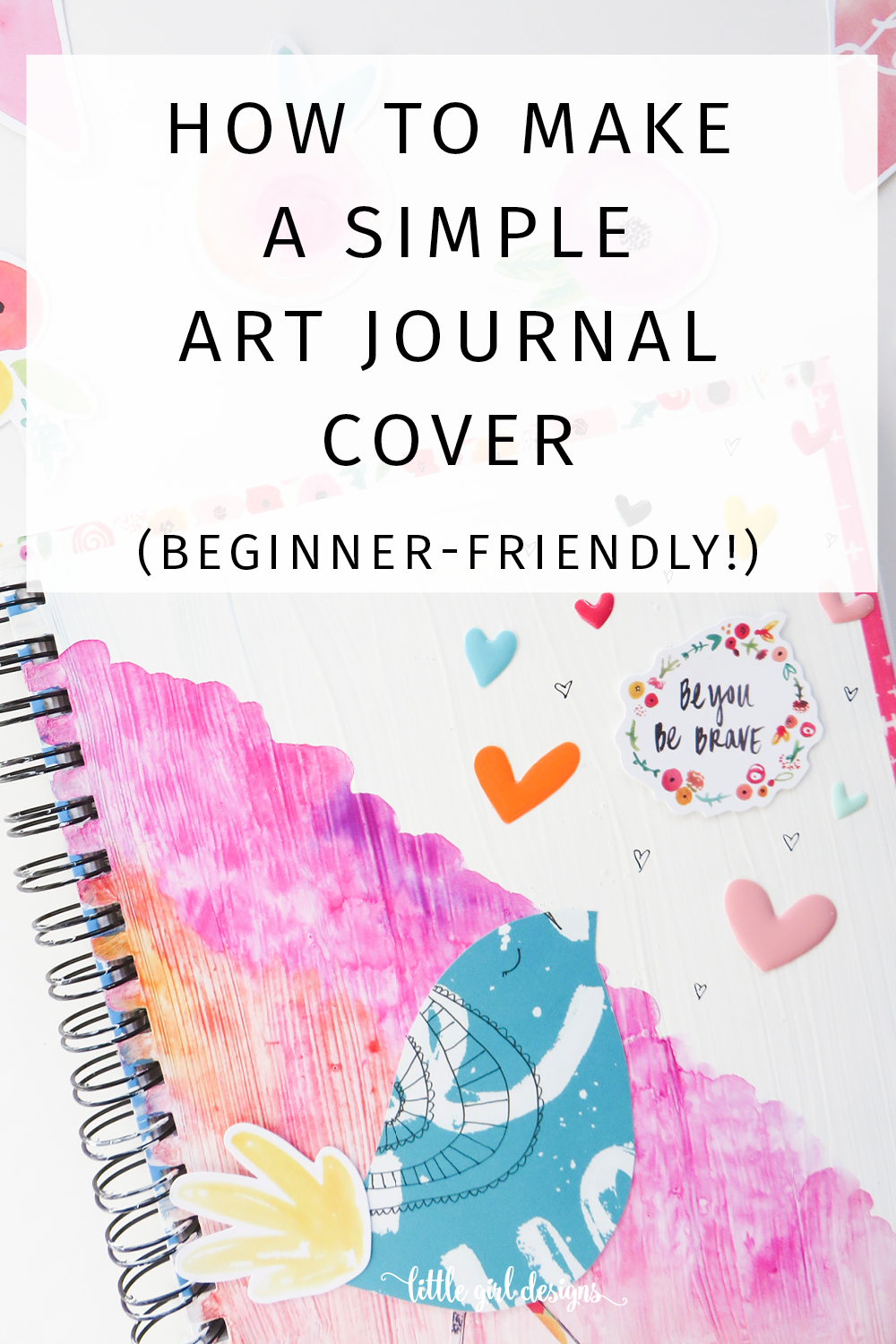 How to Make a Simple Art Journal Cover