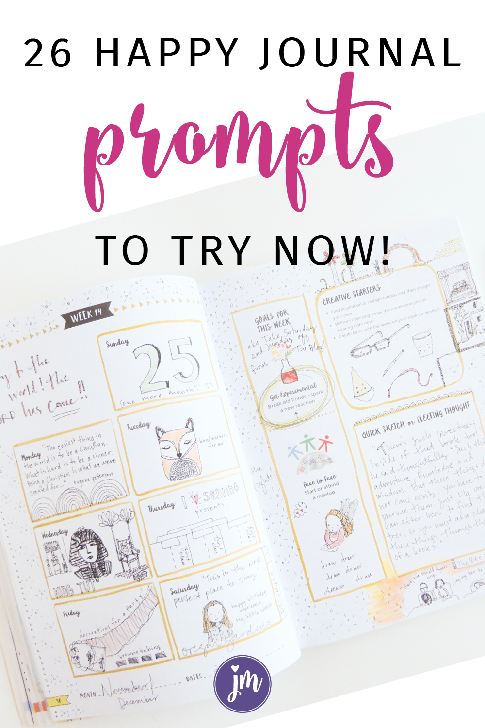 26 Happy Journal Prompts to Try